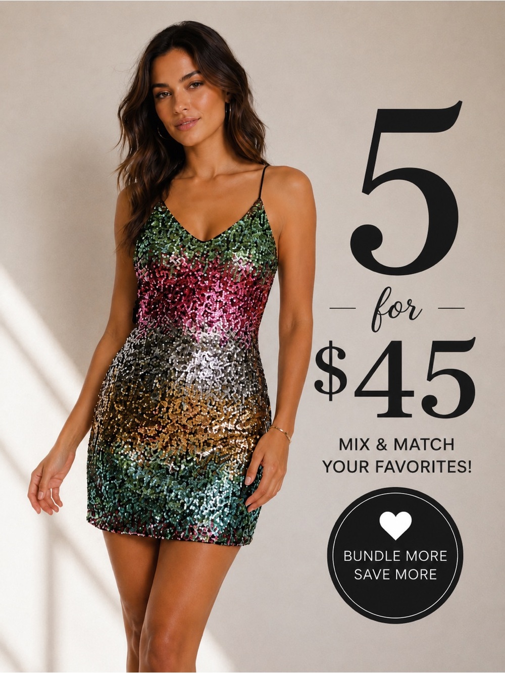 🎉5 for $45🎉 NWOT Express sequin mini dress size S